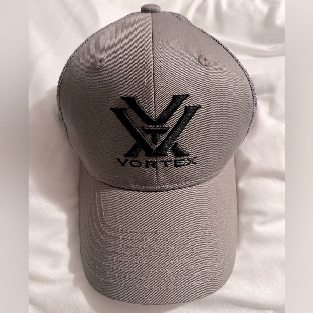 Vortex Logo Cap Snapback with Gray Mesh Back